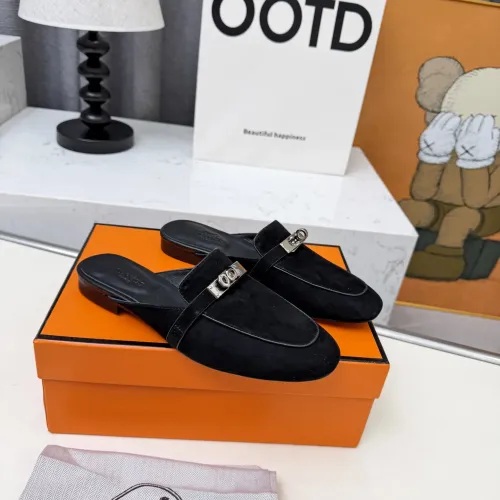 Replica Hermes Slippers For Women #1431927 $88.00 USD for Wholesale