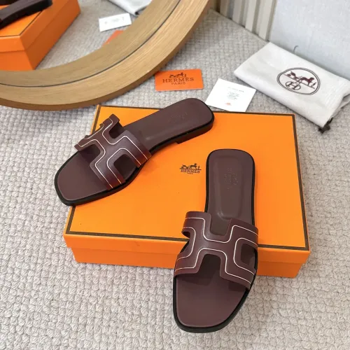 Replica Hermes Slippers For Women #1431944 $96.00 USD for Wholesale