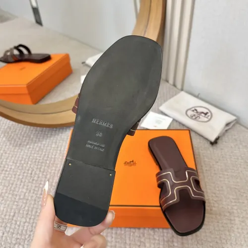 Replica Hermes Slippers For Women #1431944 $96.00 USD for Wholesale