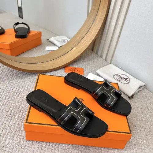 Replica Hermes Slippers For Women #1431945 $96.00 USD for Wholesale