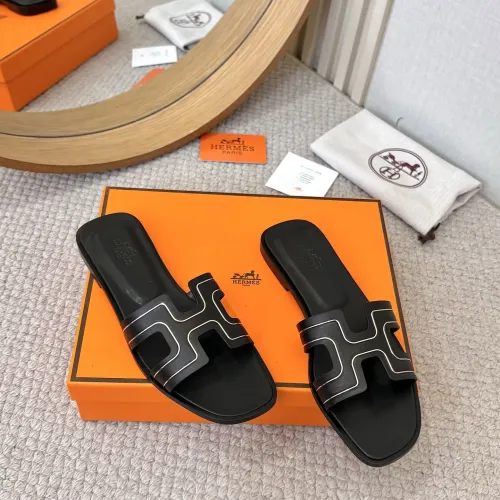 Replica Hermes Slippers For Women #1431945 $96.00 USD for Wholesale