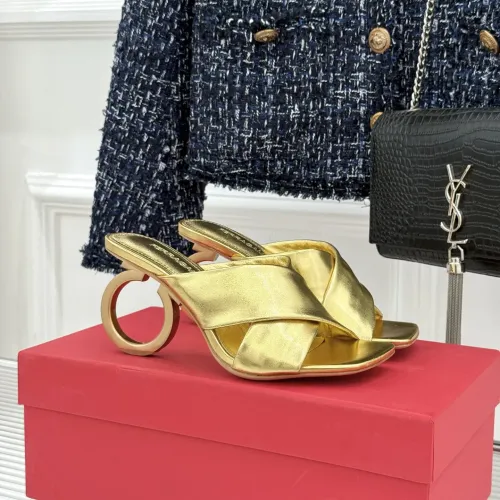 Wholesale Salvatore Ferragamo Slippers For Women #1431947 $108.00 USD, Wholesale Quality Replica Salvatore Ferragamo Slippers