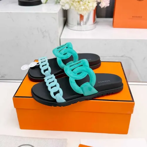 Wholesale Hermes Slippers For Women #1431951 $96.00 USD, Wholesale Quality Replica Hermes Slippers
