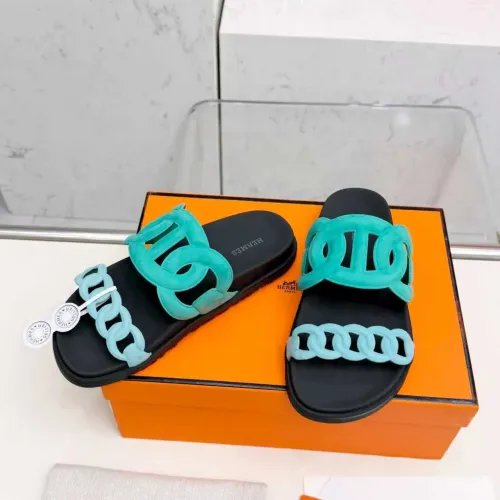 Replica Hermes Slippers For Women #1431951 $96.00 USD for Wholesale