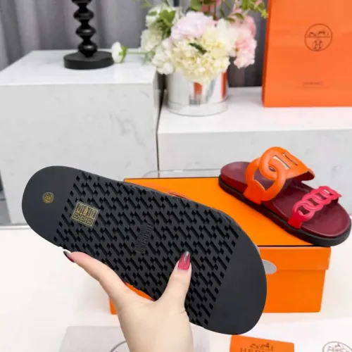 Replica Hermes Slippers For Women #1431952 $96.00 USD for Wholesale