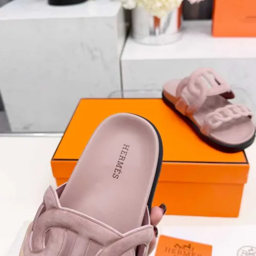 Replica Hermes Slippers For Women #1431955 $96.00 USD for Wholesale