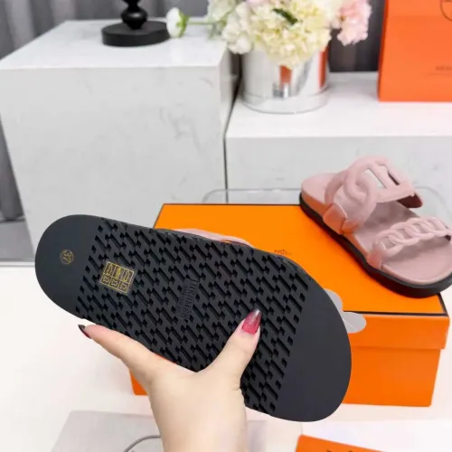 Replica Hermes Slippers For Women #1431955 $96.00 USD for Wholesale