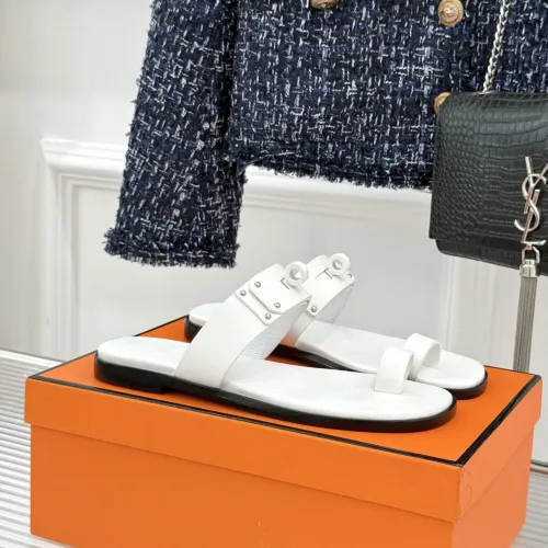 Replica Hermes Slippers For Women #1431972 $85.00 USD for Wholesale