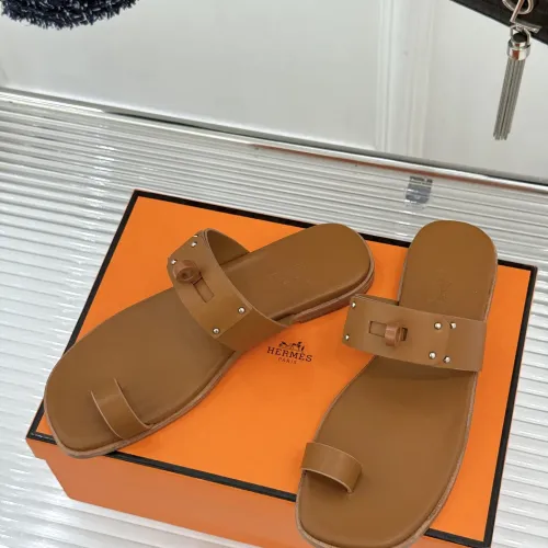 Replica Hermes Slippers For Women #1431973 $85.00 USD for Wholesale