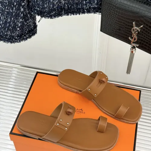 Replica Hermes Slippers For Women #1431973 $85.00 USD for Wholesale