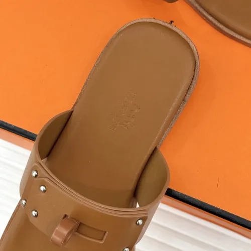 Replica Hermes Slippers For Women #1431973 $85.00 USD for Wholesale