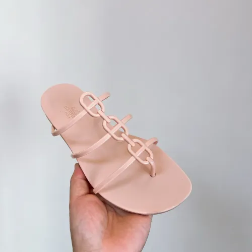 Replica Hermes Slippers For Women #1431980 $48.00 USD for Wholesale
