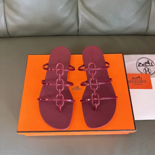 Wholesale Hermes Slippers For Women #1431981 $48.00 USD, Wholesale Quality Replica Hermes Slippers