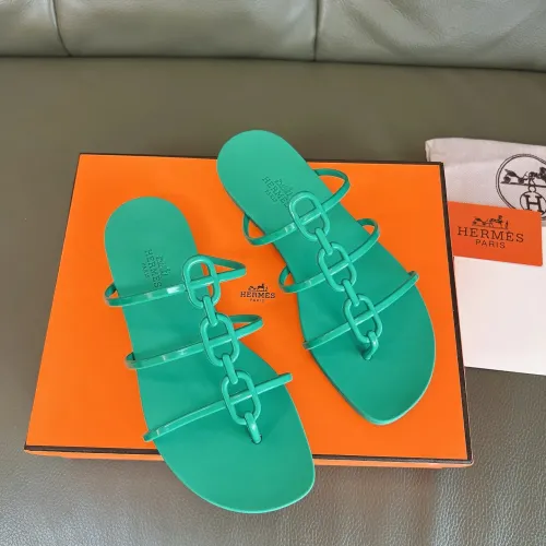 Replica Hermes Slippers For Women #1431989 $48.00 USD for Wholesale