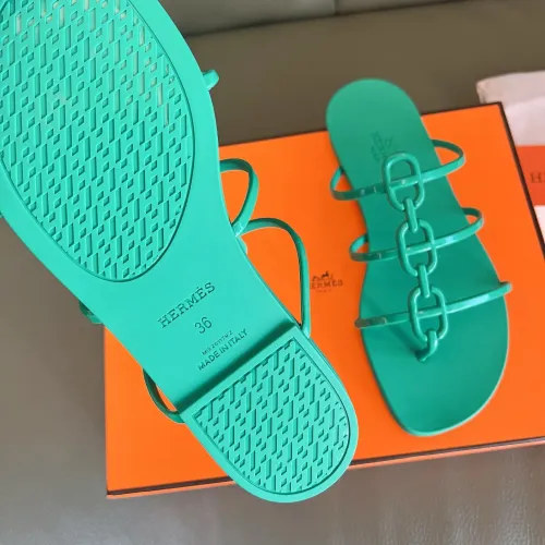 Replica Hermes Slippers For Women #1431989 $48.00 USD for Wholesale