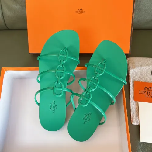 Replica Hermes Slippers For Women #1431989 $48.00 USD for Wholesale
