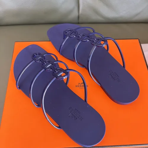 Replica Hermes Slippers For Women #1431992 $48.00 USD for Wholesale