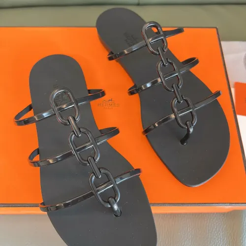 Replica Hermes Slippers For Women #1431995 $48.00 USD for Wholesale