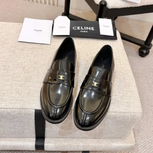 Replica Celine Leather Shoes For Women #1432010 $108.00 USD for Wholesale