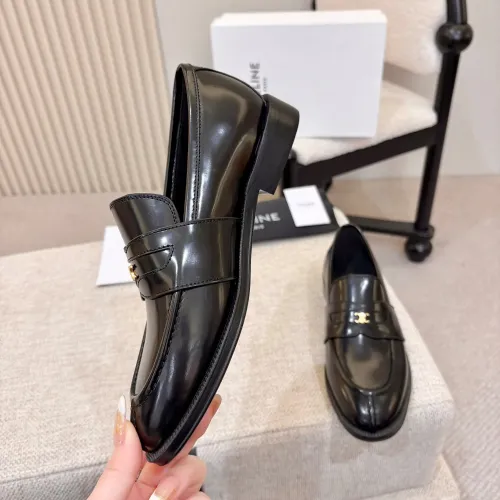 Replica Celine Leather Shoes For Women #1432010 $108.00 USD for Wholesale
