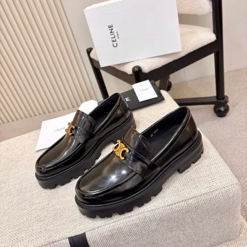 Wholesale Celine Leather Shoes For Women #1432014 $108.00 USD, Wholesale Quality Replica Celine Leather Shoes