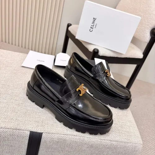Replica Celine Leather Shoes For Women #1432014 $108.00 USD for Wholesale