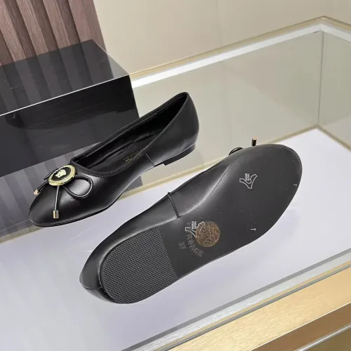 Replica Versace Flat Shoes For Women #1432021 $82.00 USD for Wholesale