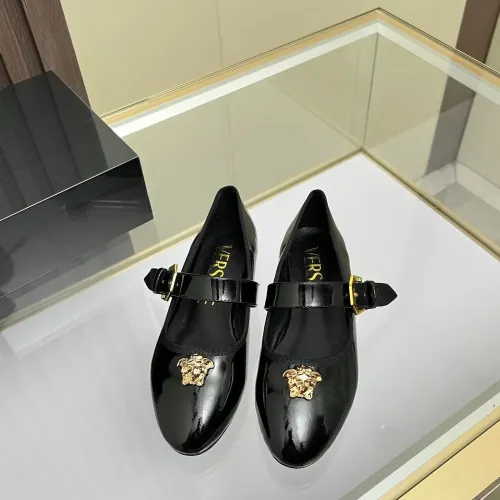 Replica Versace Flat Shoes For Women #1432026 $82.00 USD for Wholesale