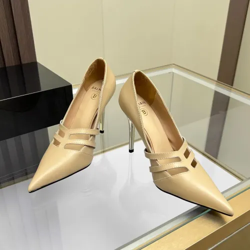 Replica Balmain High-Heeled Shoes For Women #1432035 $82.00 USD for Wholesale