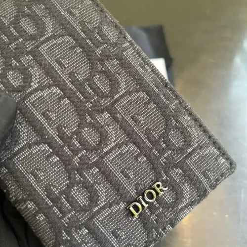 Replica Christian Dior AAA Man Card Holders #1432038 $52.00 USD for Wholesale