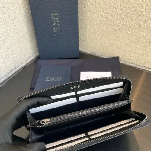 Replica Christian Dior AAA Man Long Wallets #1432056 $64.00 USD for Wholesale