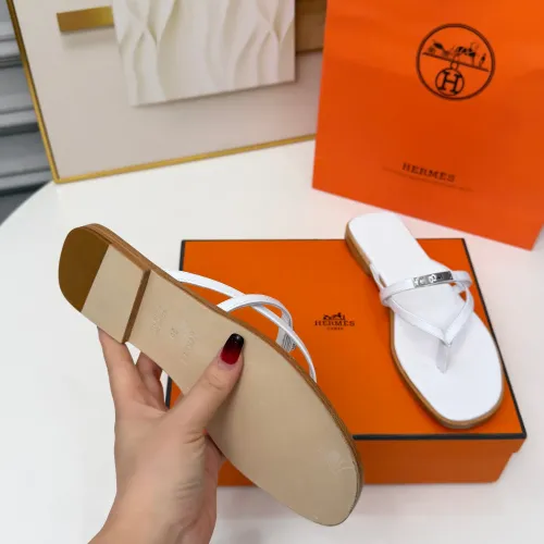Replica Hermes Slippers For Women #1432084 $82.00 USD for Wholesale
