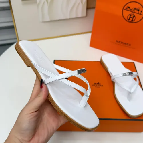 Replica Hermes Slippers For Women #1432084 $82.00 USD for Wholesale