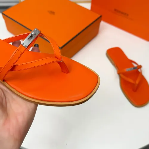 Replica Hermes Slippers For Women #1432089 $82.00 USD for Wholesale