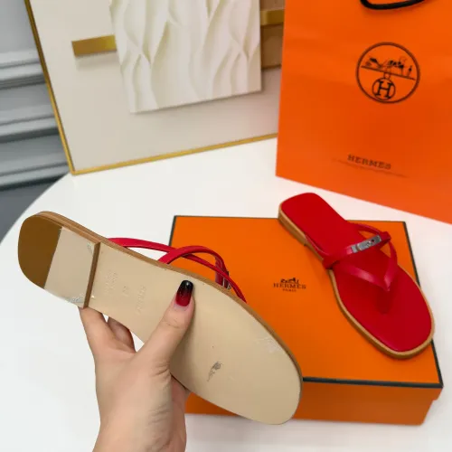 Replica Hermes Slippers For Women #1432092 $82.00 USD for Wholesale