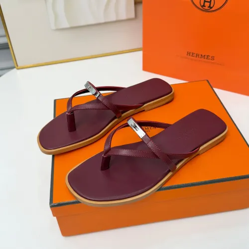Wholesale Hermes Slippers For Women #1432093 $82.00 USD, Wholesale Quality Replica Hermes Slippers