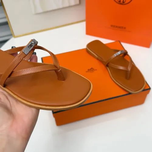 Replica Hermes Slippers For Women #1432094 $82.00 USD for Wholesale