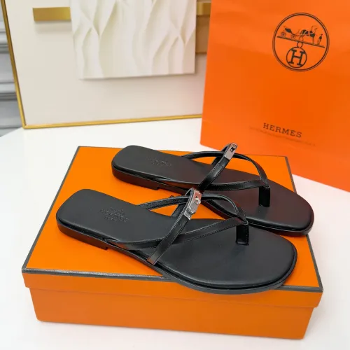 Replica Hermes Slippers For Women #1432096 $82.00 USD for Wholesale