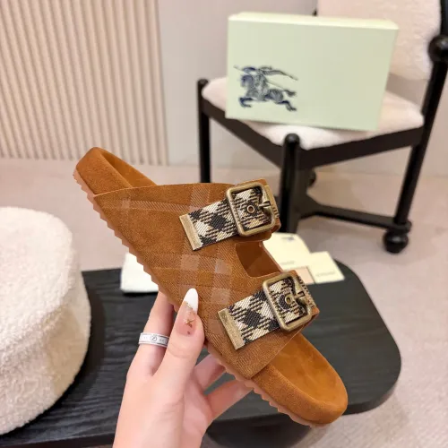 Replica Burberry Slippers For Women #1432101 $98.00 USD for Wholesale
