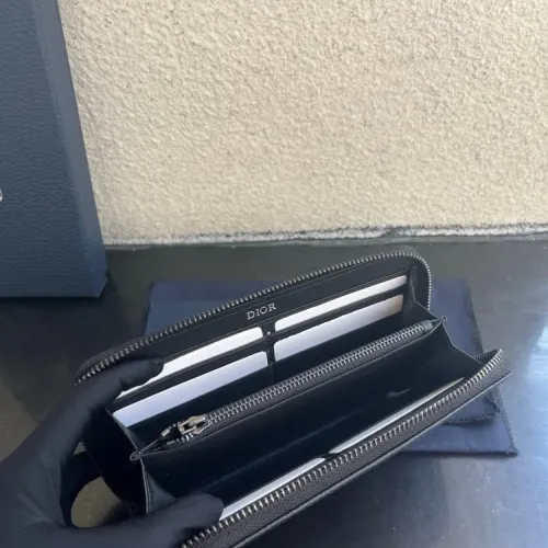 Replica Christian Dior AAA Man Long Wallets #1432108 $64.00 USD for Wholesale