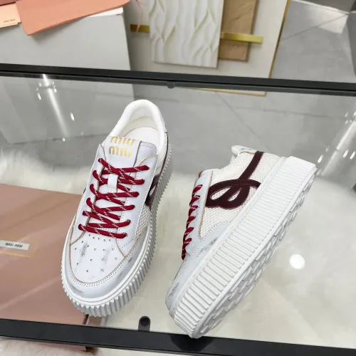 Replica MIU MIU Casual Shoes For Women #1432111 $88.00 USD for Wholesale