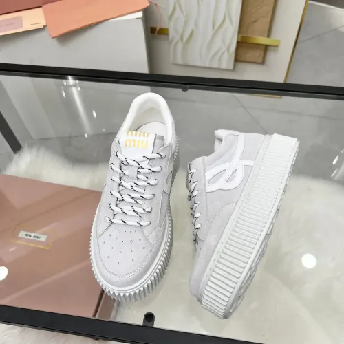 Replica MIU MIU Casual Shoes For Women #1432113 $88.00 USD for Wholesale