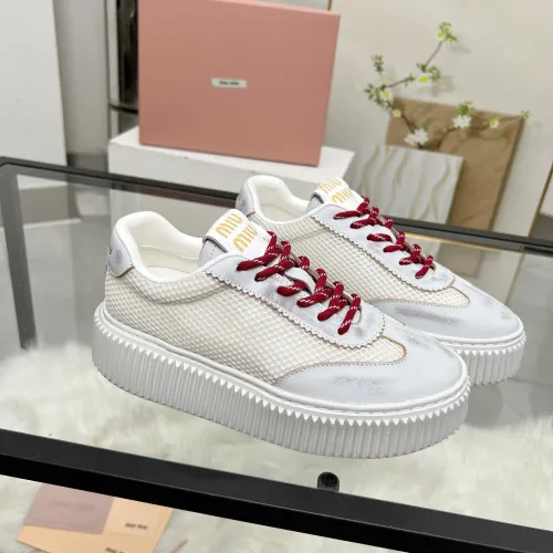 Wholesale MIU MIU Casual Shoes For Women #1432121 $88.00 USD, Wholesale Quality Replica MIU MIU Casual Shoes