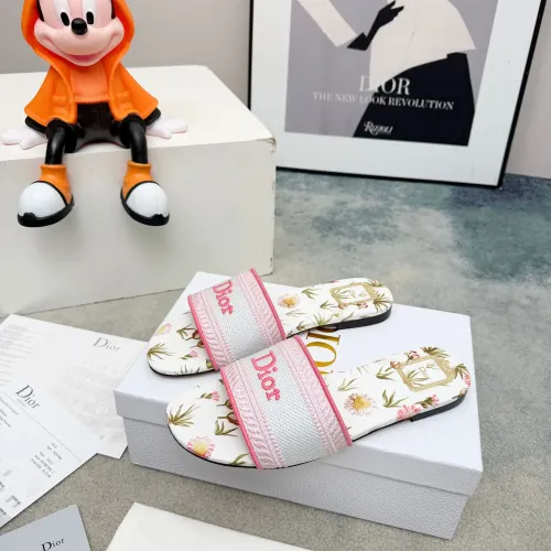 Wholesale Christian Dior Slippers For Women #1432126 $76.00 USD, Wholesale Quality Replica Christian Dior Slippers