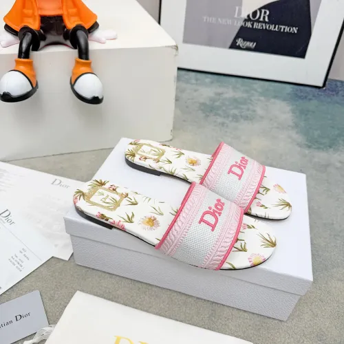 Replica Christian Dior Slippers For Women #1432126 $76.00 USD for Wholesale