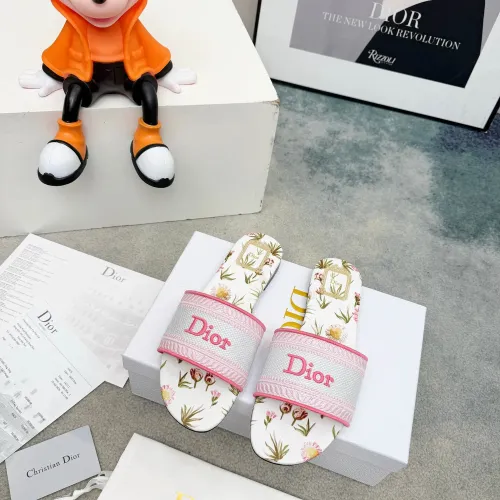 Replica Christian Dior Slippers For Women #1432126 $76.00 USD for Wholesale