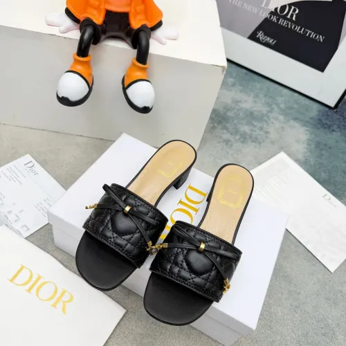 Replica Christian Dior Slippers For Women #1432128 $85.00 USD for Wholesale