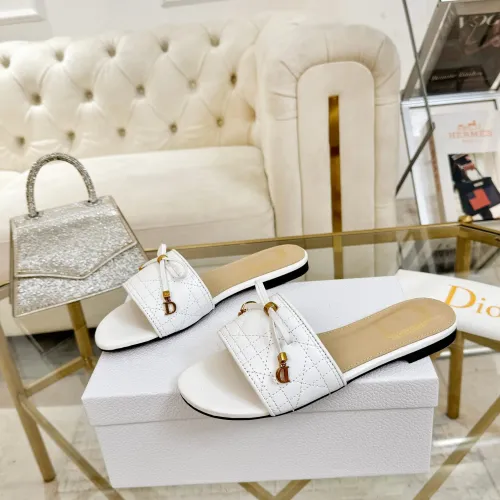 Wholesale Christian Dior Slippers For Women #1432134 $85.00 USD, Wholesale Quality Replica Christian Dior Slippers
