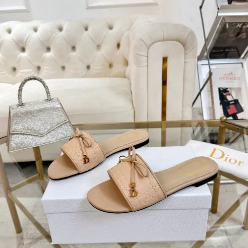 Wholesale Christian Dior Slippers For Women #1432135 $85.00 USD, Wholesale Quality Replica Christian Dior Slippers