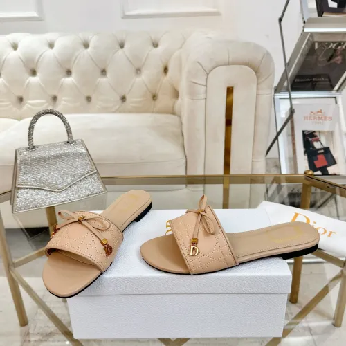 Replica Christian Dior Slippers For Women #1432135 $85.00 USD for Wholesale